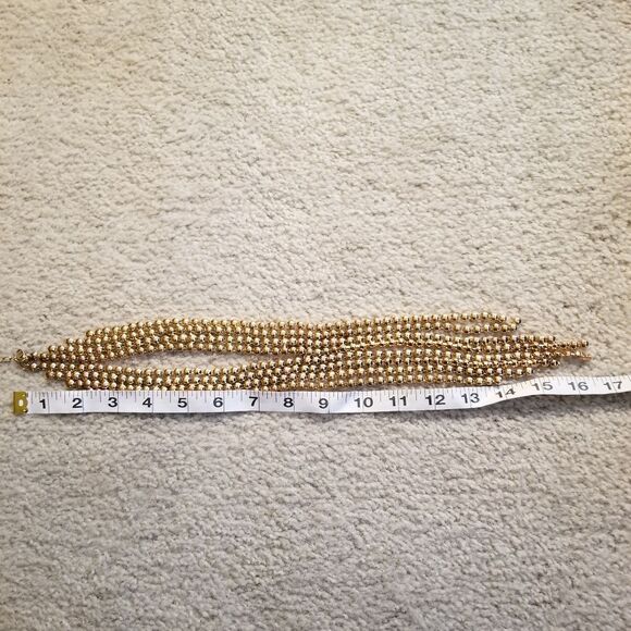 BEAUTIFUL GOLD STATEMENT NECKLACE - Picture 3 of 4